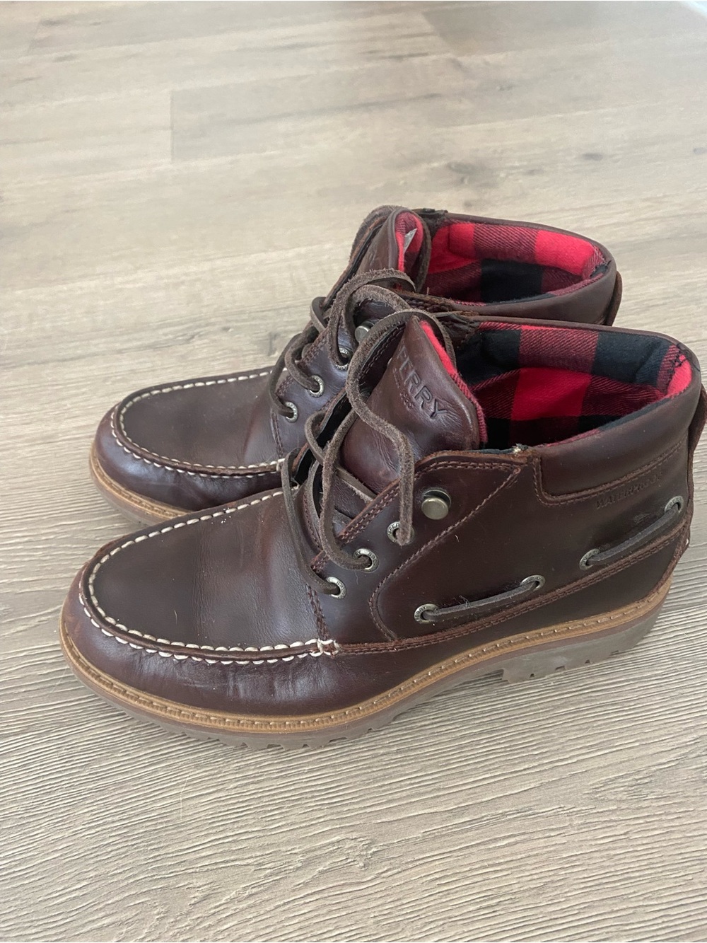 Sperry Brown Leather Chukka Boots